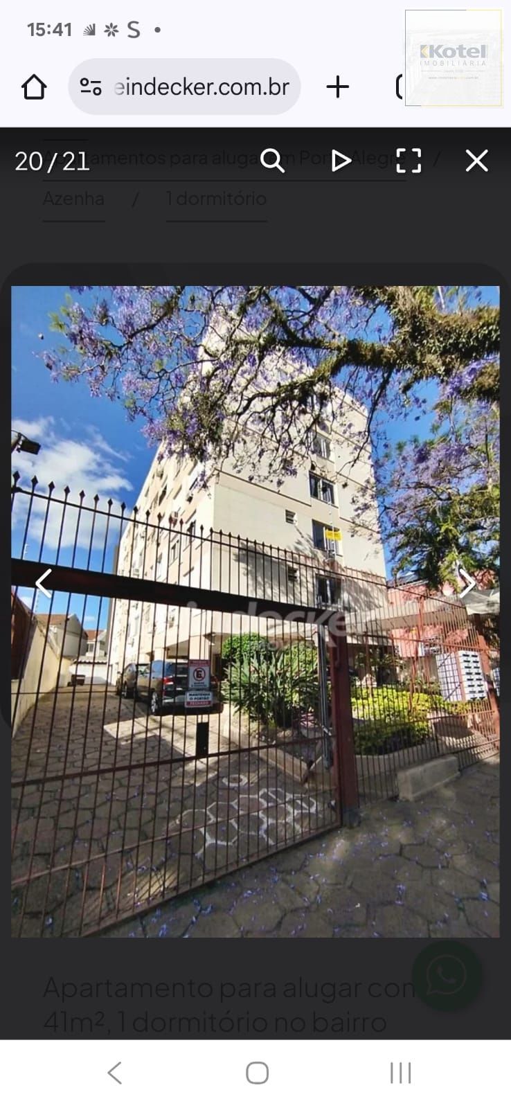 Apartamento, 1 quarto, à venda, 25 m², Azenha - Porto Alegre — foto 2