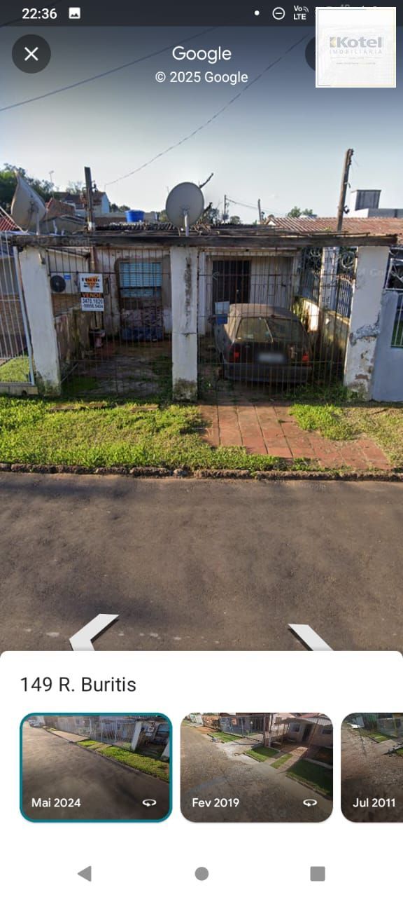 Ótimo investimento - Casa 3D 2 Vagas Pátio no Rosa Maria - Gravataí - desocupada, avariada.