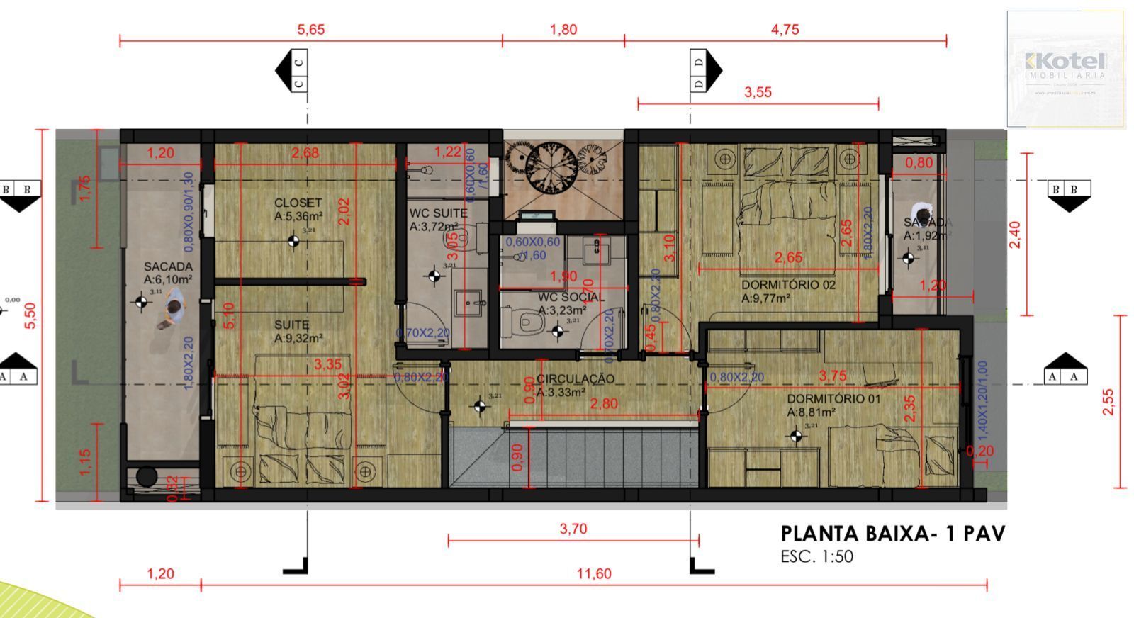 Casa de Condomínio 3 quartos à venda, 127m², Campo Novo - Porto Alegre
