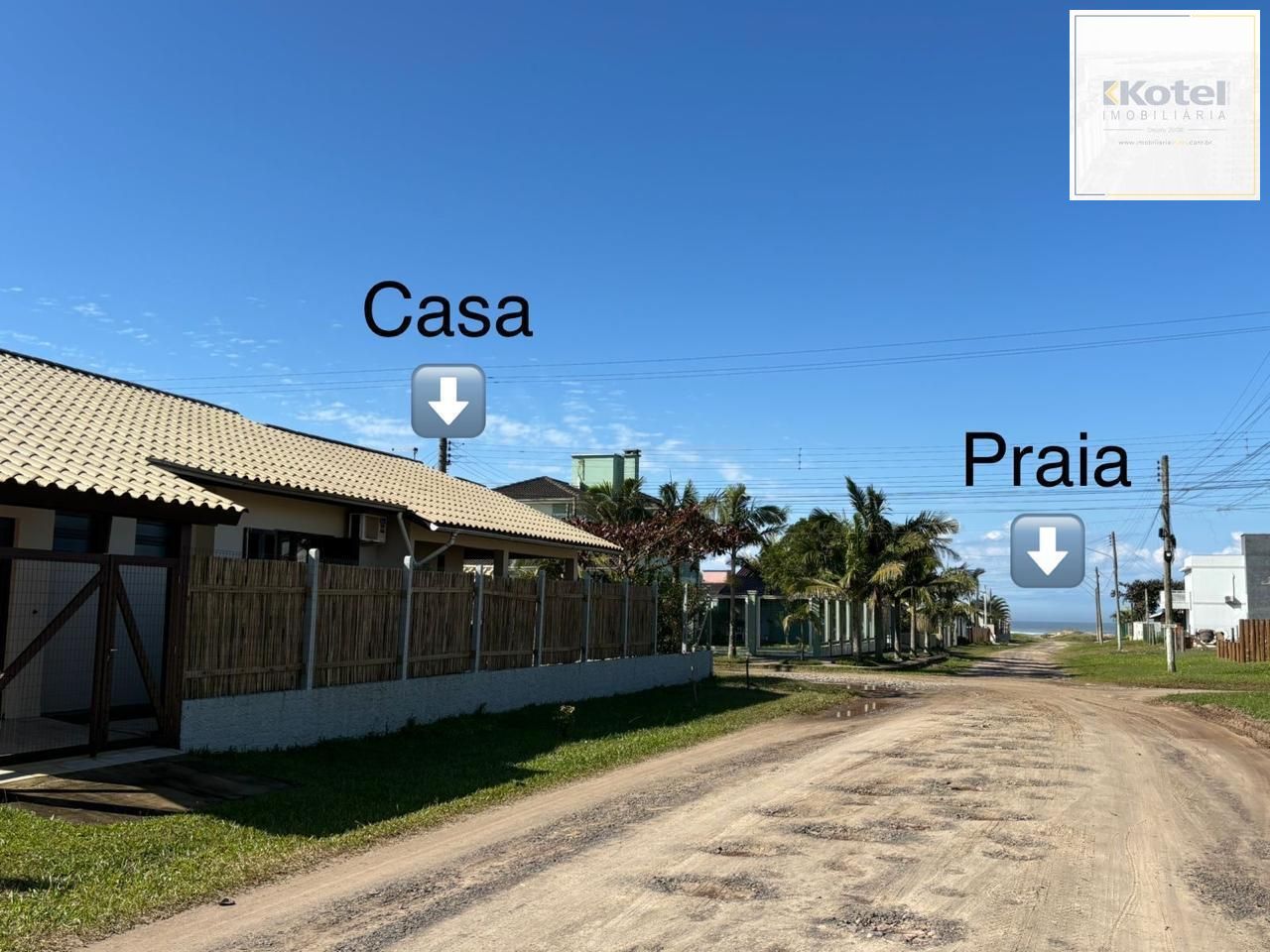 Casa 3 dormitórios 80 metros do mar - Praia Estrela do Mar - Torres RS