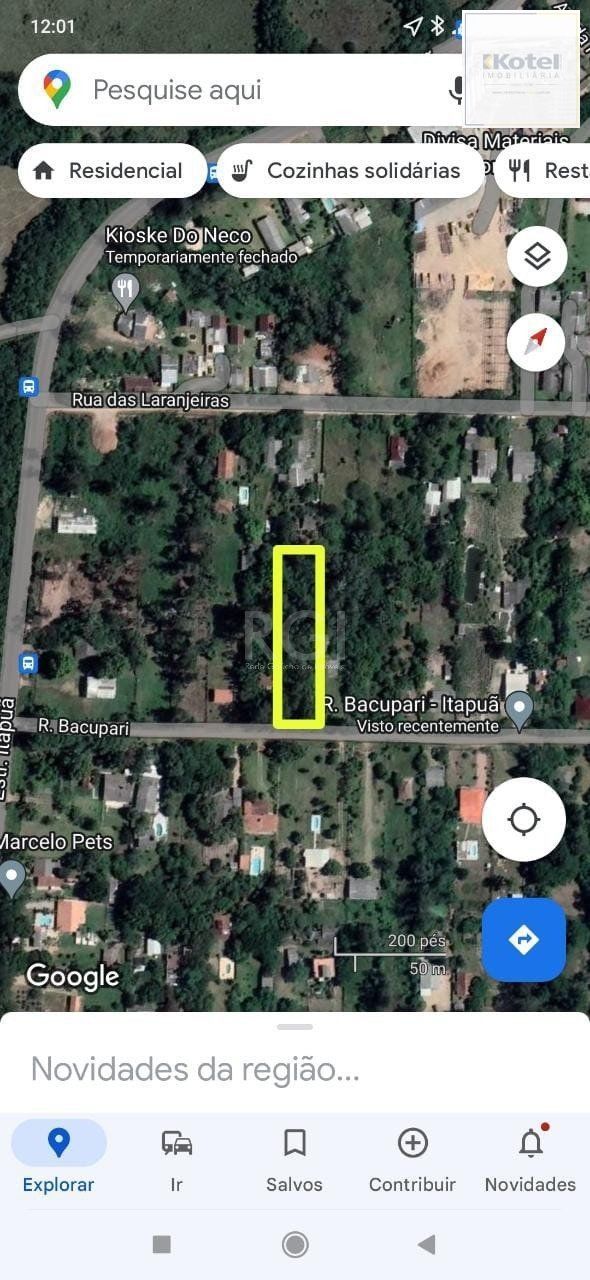 Terreno no bairro Itapuã - Viamão