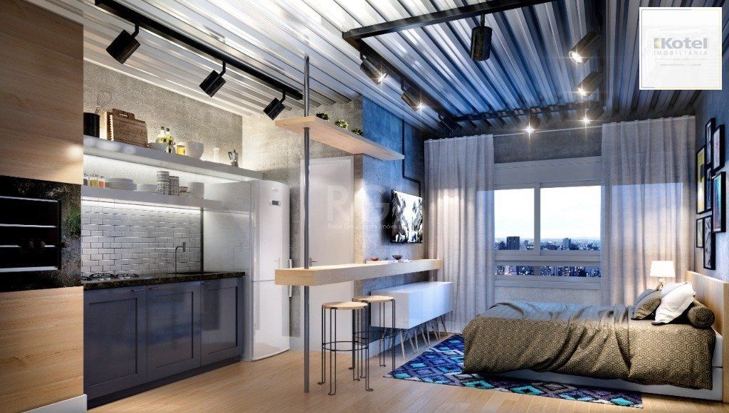 Apartamento para Venda - 31.12m², 1 dormitório, Rio Branco