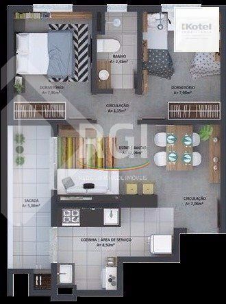 Cobertura para Venda - 104.78m², 3 dormitórios, sendo 1 suites, Glória — foto 3