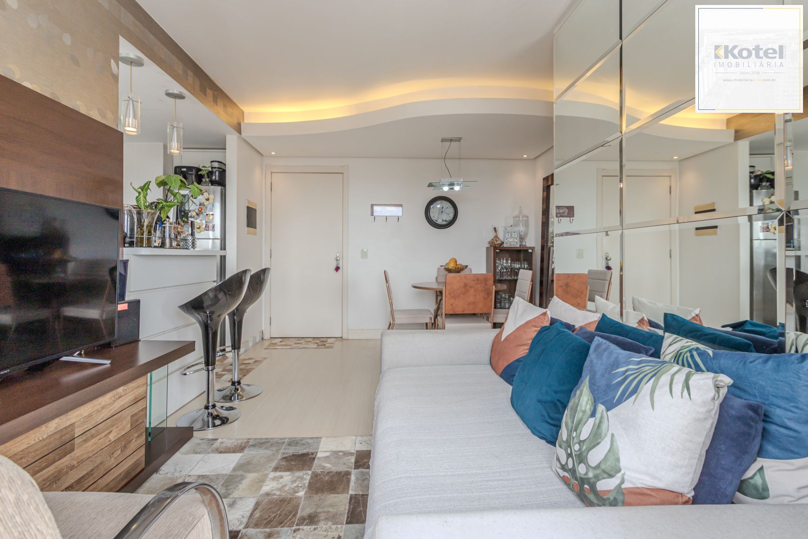 Belíssimo apartamento 100% mobiliado e decorado!! — foto 4