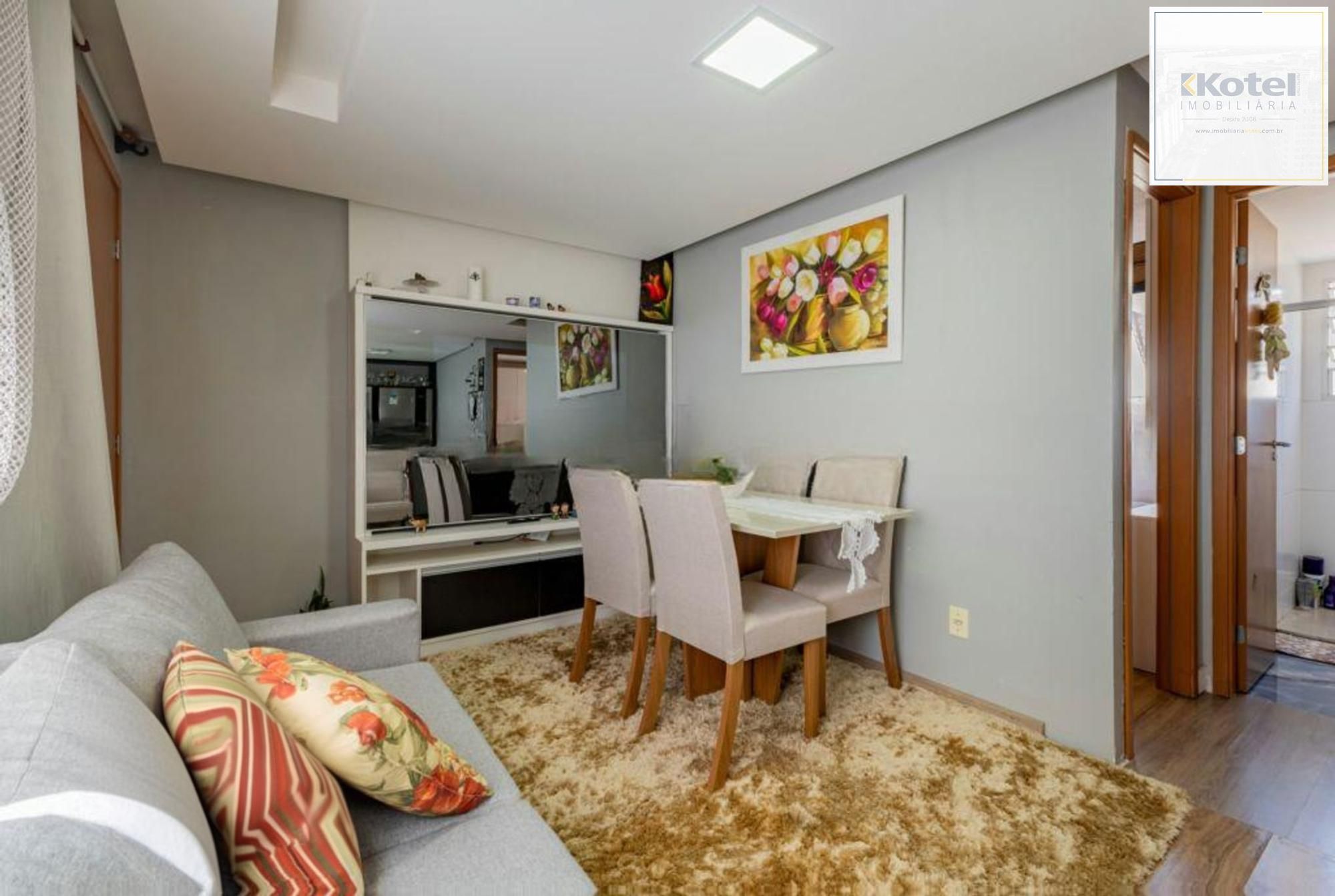 Apartamento de 2 dormitórios, 1 vaga de garagem no bairro Igara em Canoas.