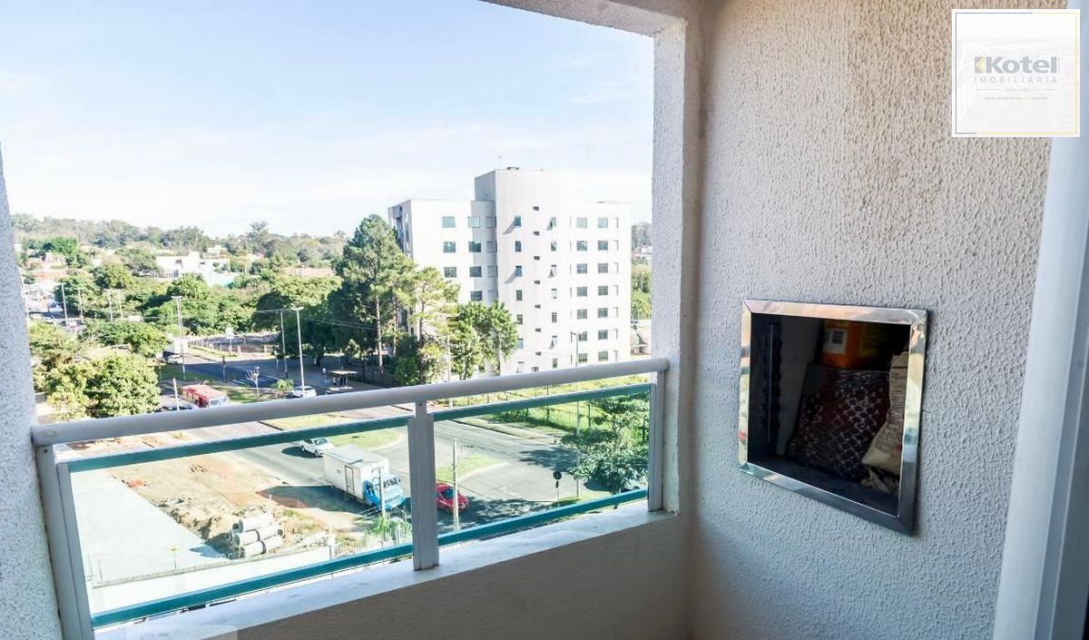 Apartamento com Sacada Churrasqueira Morro Santana com 1 vaga de garagem