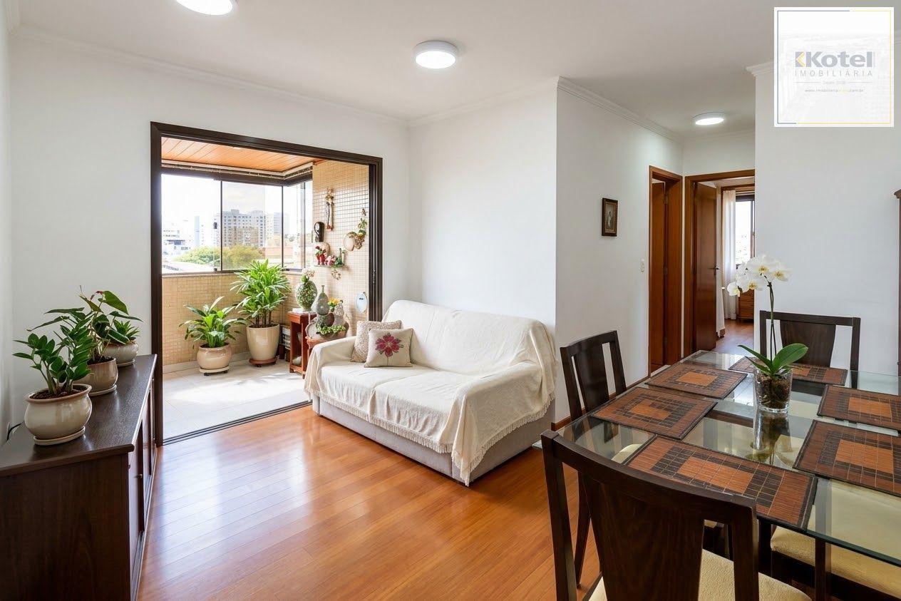 Apartamento mobiliado de 2 dormitórios com sacada churrasqueira, elevador vaga