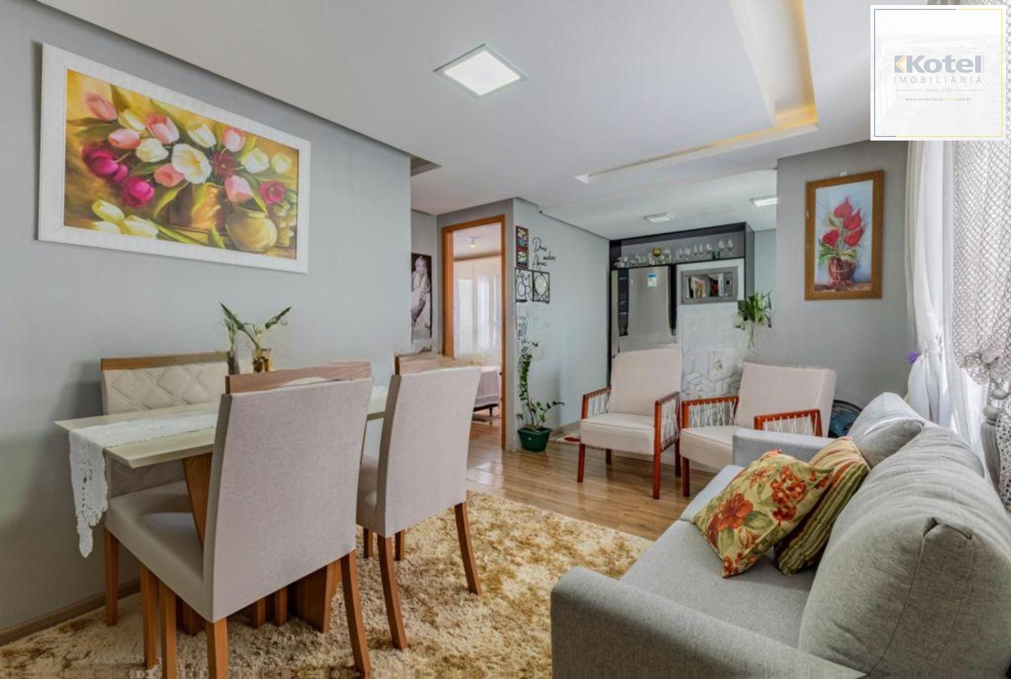 Apartamento de 2 dormitórios, 1 vaga de garagem no bairro Igara em Canoas.
