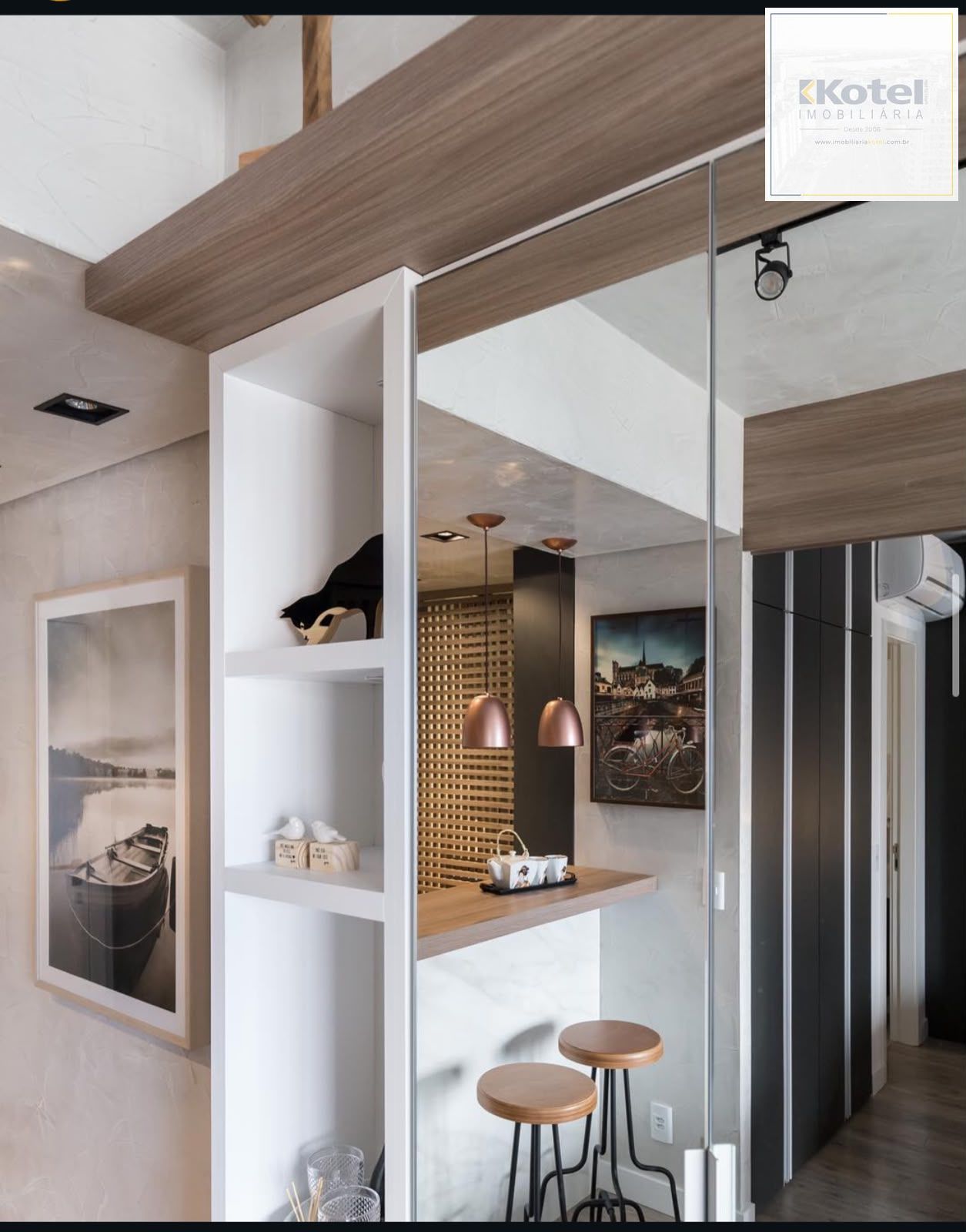 Loft mobiliado no bairro Auxiliadora.