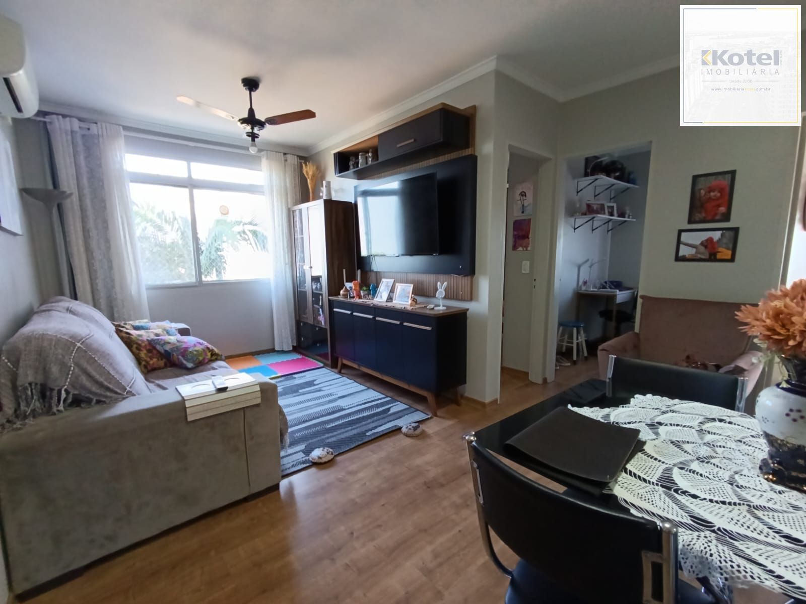 Apartamento semi mobiliado de 3 quartos e 1 vaga no bairro Sarandi.
