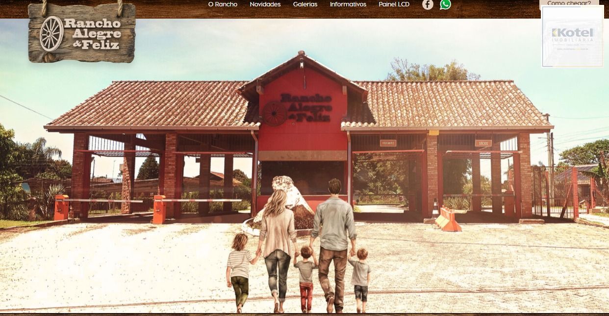 Terreno com 889,68 no Condominio Rancho Alegre e Feliz