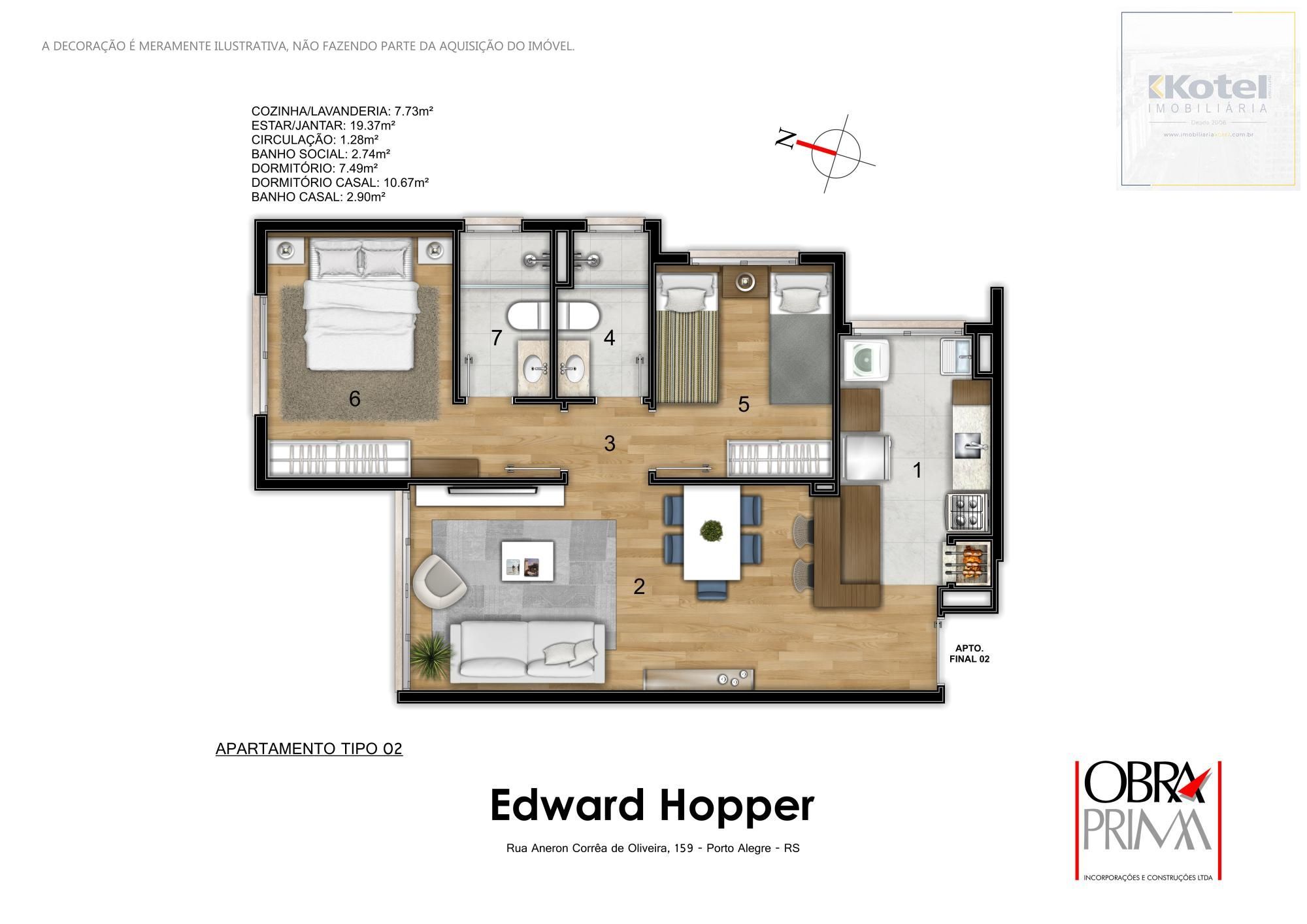 Apartamento 2 quartos à venda, 63m², Bela Vista - Porto Alegre — foto 3