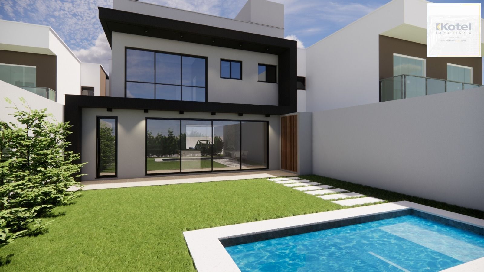 Excelente casa em condomínio com 3 suítes e 4 vagas, com 237,2m² de área privativa em terreno de 649,75m². — foto 2