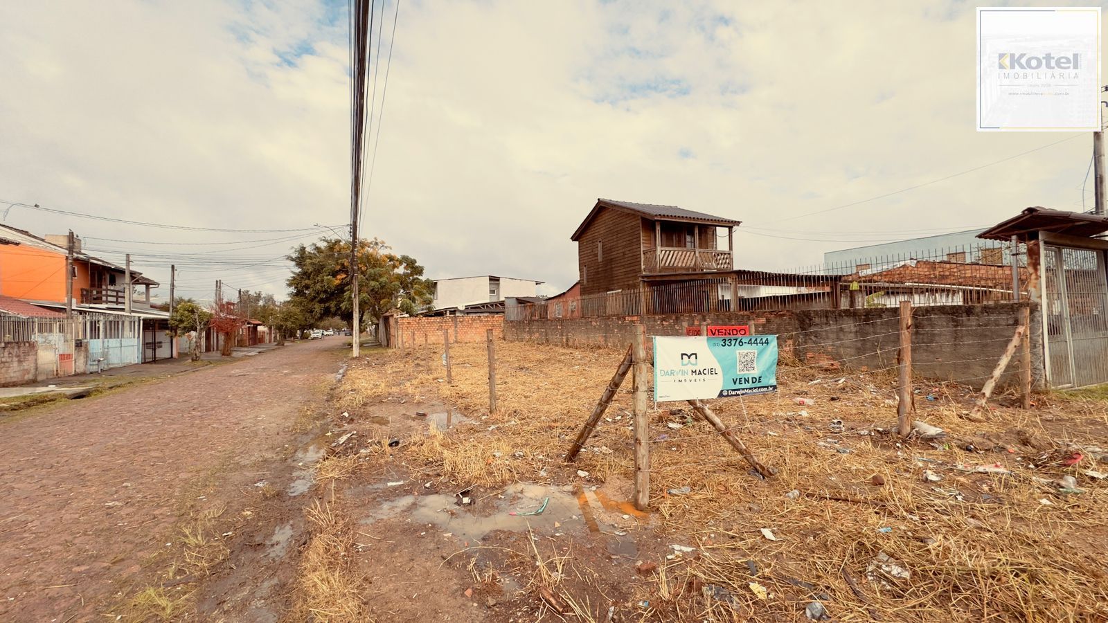Terreno de esquina para venda, medindo 7,50x 27,25(204,37m²) bairro Hípica. — foto 2