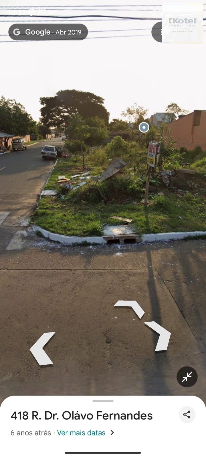 Terreno de esquina/ 374m/ Bairro Estancia Velha/ Canoas-RS