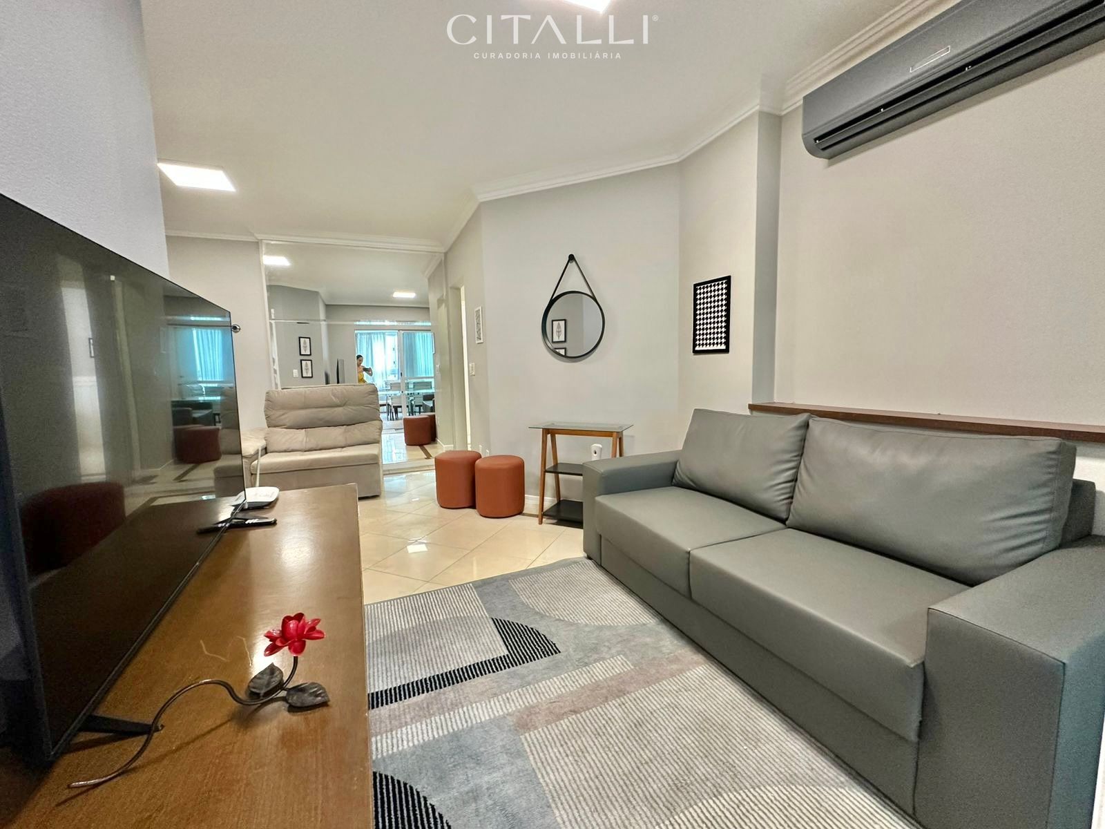 Apartamento mobiliado na Quadra Mar - Foto 1