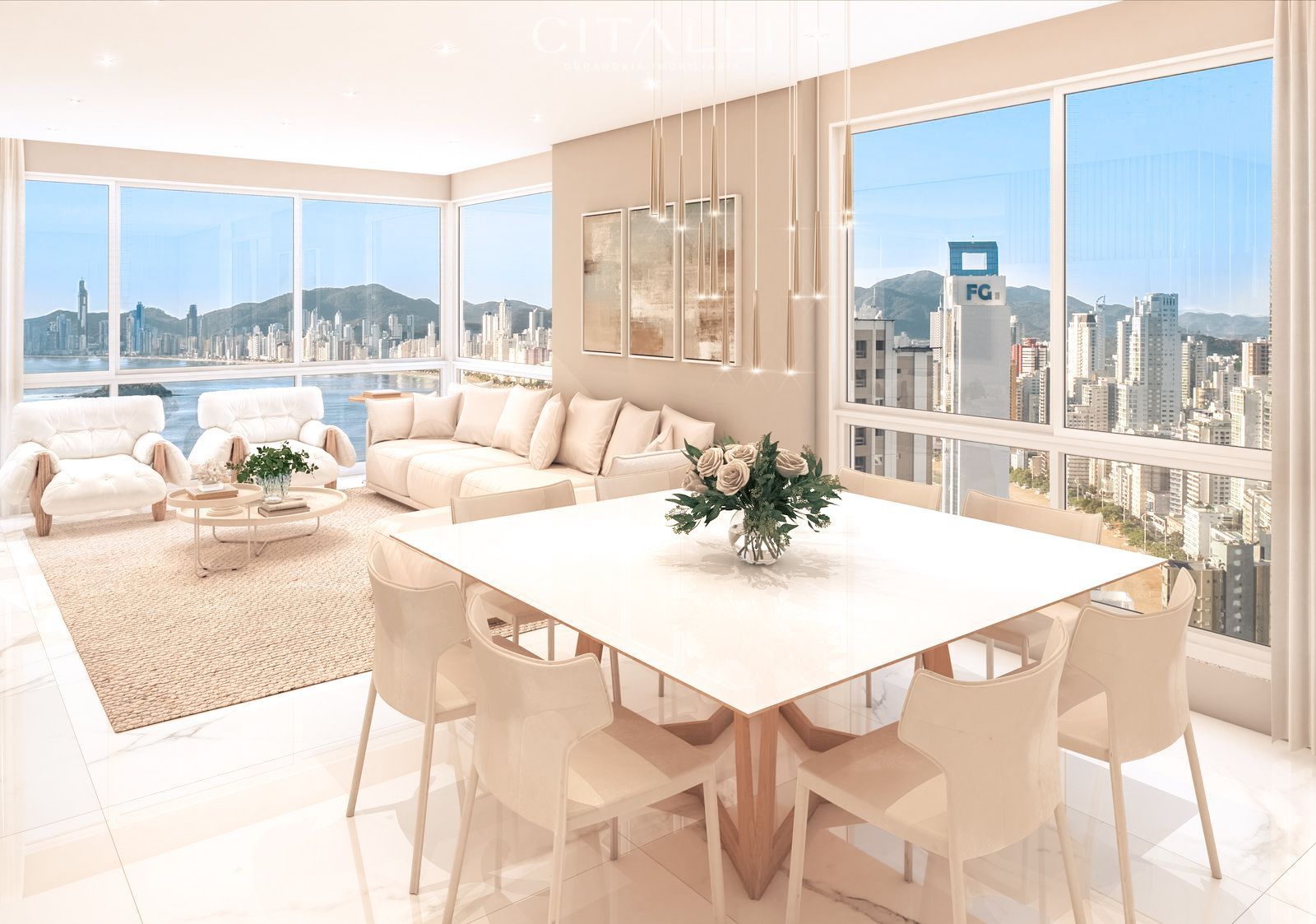 Apartamento no Edifício Blue Coast Tower em Balneário Camboriú com 164,33 m² - Foto 1