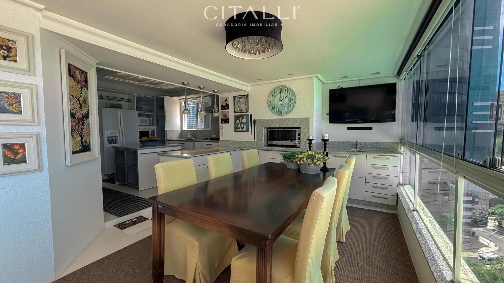 APARTAMENTO FRENTE MAR COM VISTA MAGNIFICA DE TODA A ORLA DE BALNEÁRIO CAMBORIÚ - Foto 4