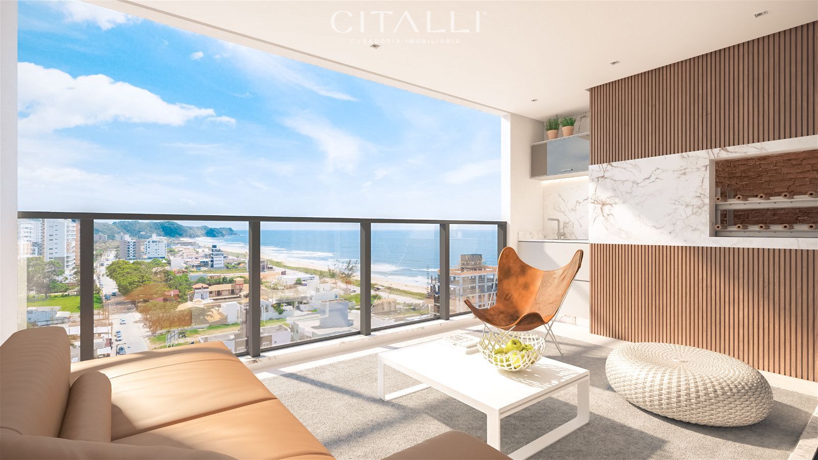 Apartamento no Edifício Ocean Wind na Praia Brava em Itajaí com 168,23 m² - Foto 1
