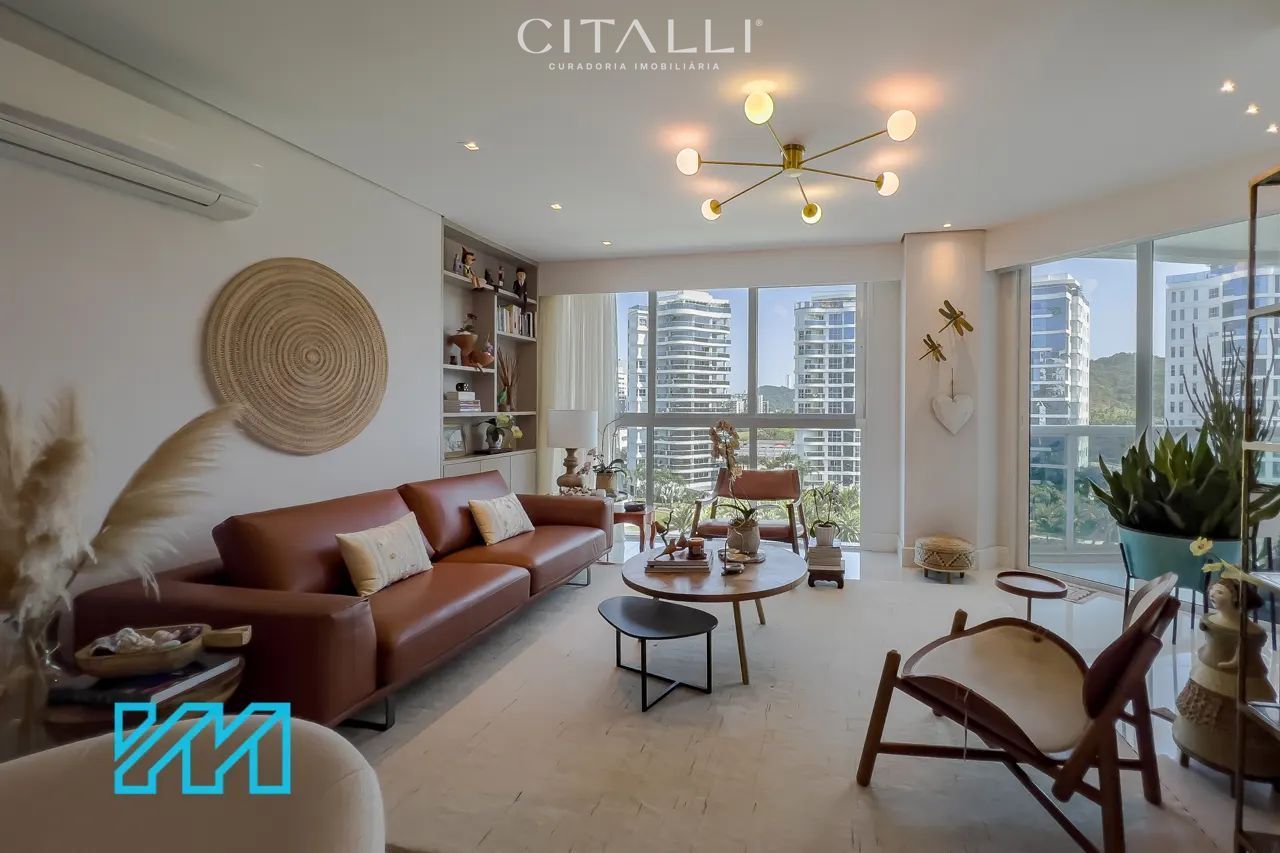 Apartamento mobiliado no Edifício Brava Home Resort na Praia Brava em Itajaí com 207 m² - Foto 1
