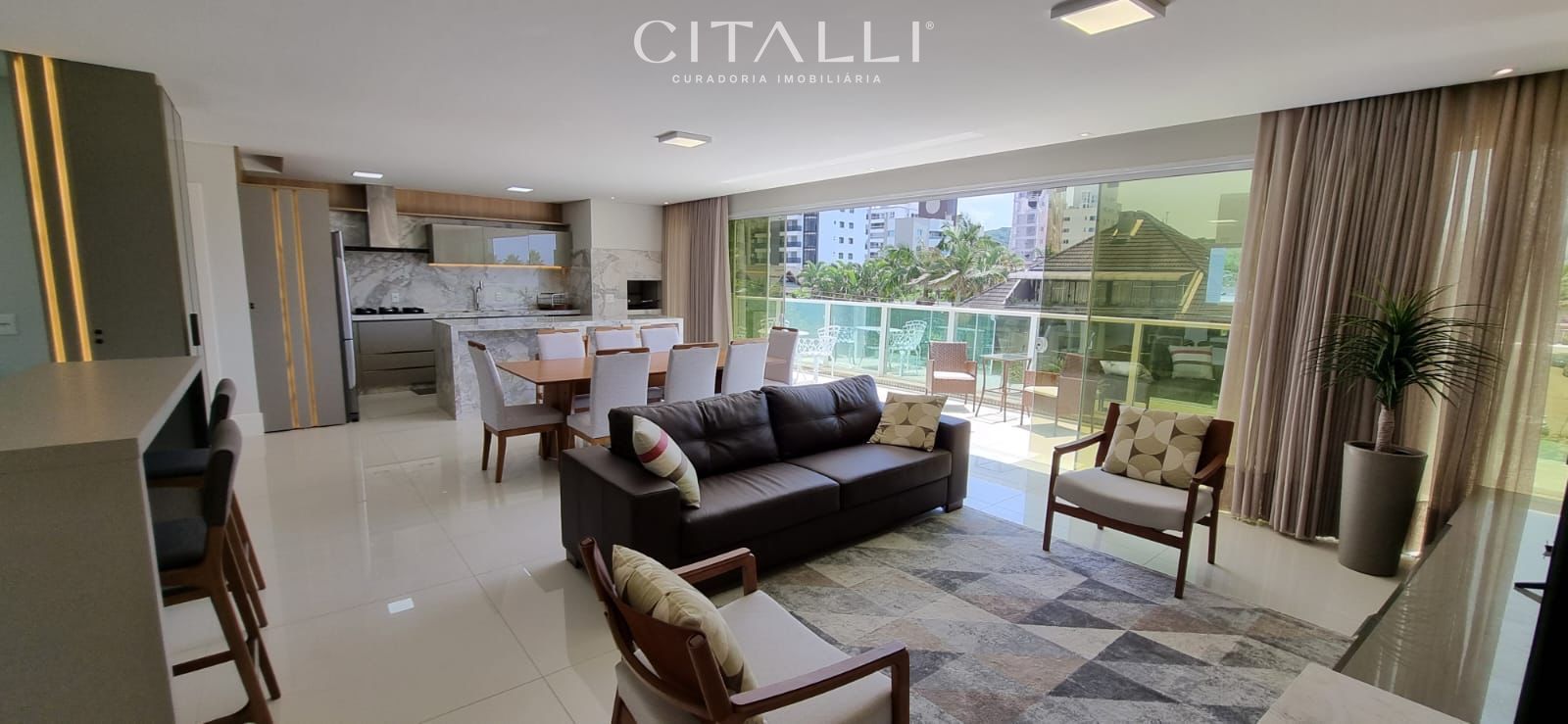 Apartamento no Edifício Mirage Residence na Praia Brava em Itajaí com 190 m² - Foto 1