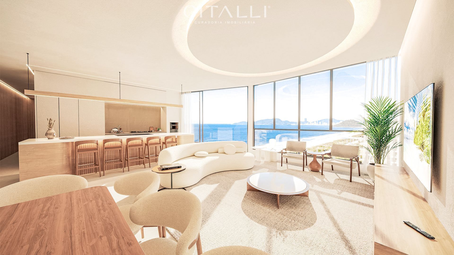 Apartamento no Edifício Scenarium Brava Norte na Praia Brava em Itajaí com 189,67 m² - Foto 1