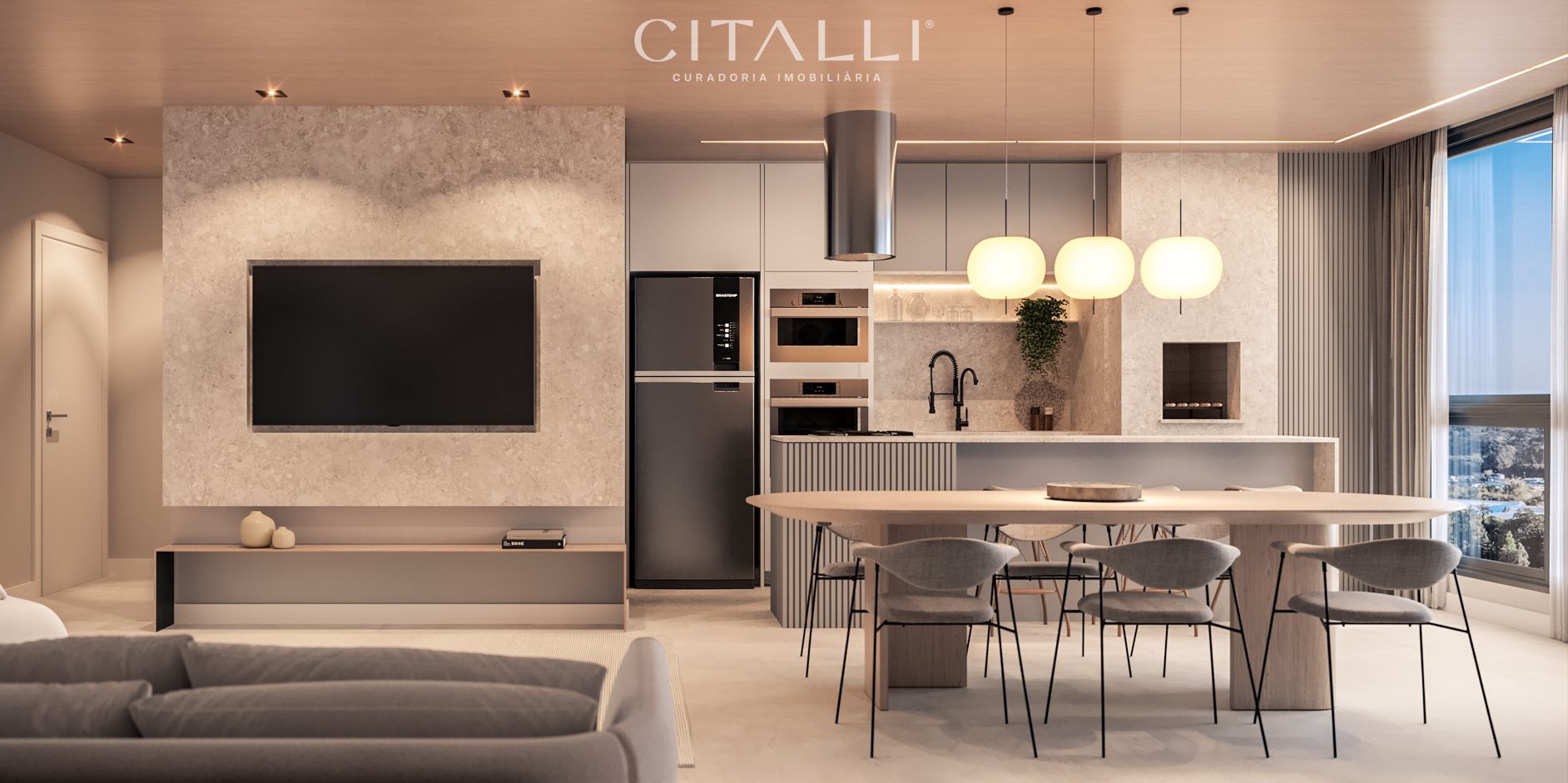 Apartamento no Edifício Residencial Positano na Praia Brava em Itajaí com 82,35 m² - Foto 1