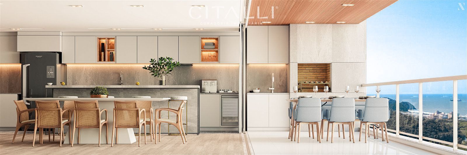 Apartamento no Edifício Torres da Brava Brisa na Praia Brava com 92 m² - Foto 1