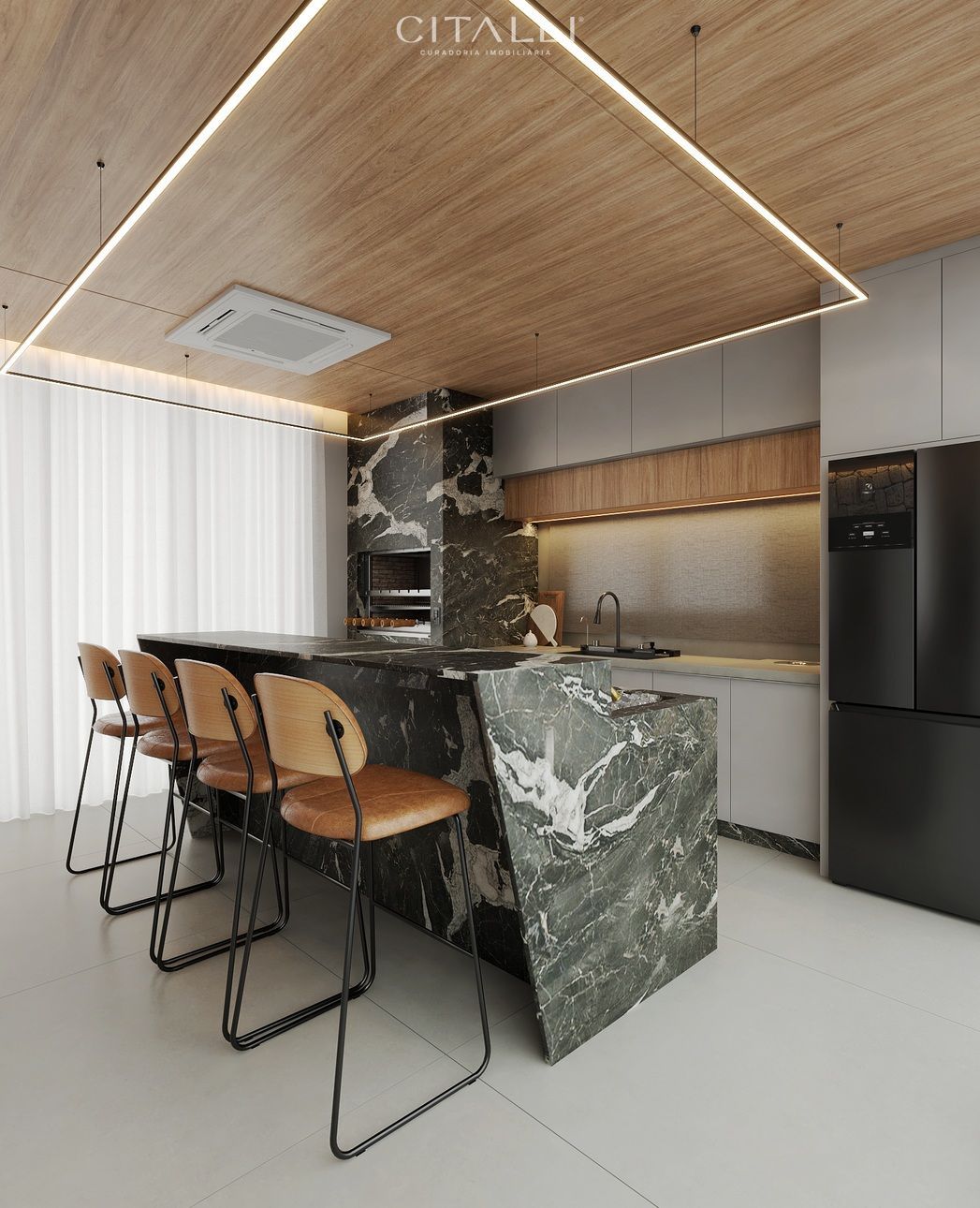 MANSÃO DE LUXO NO CONDOMÍNIO CALEDÔNIA - Foto 5