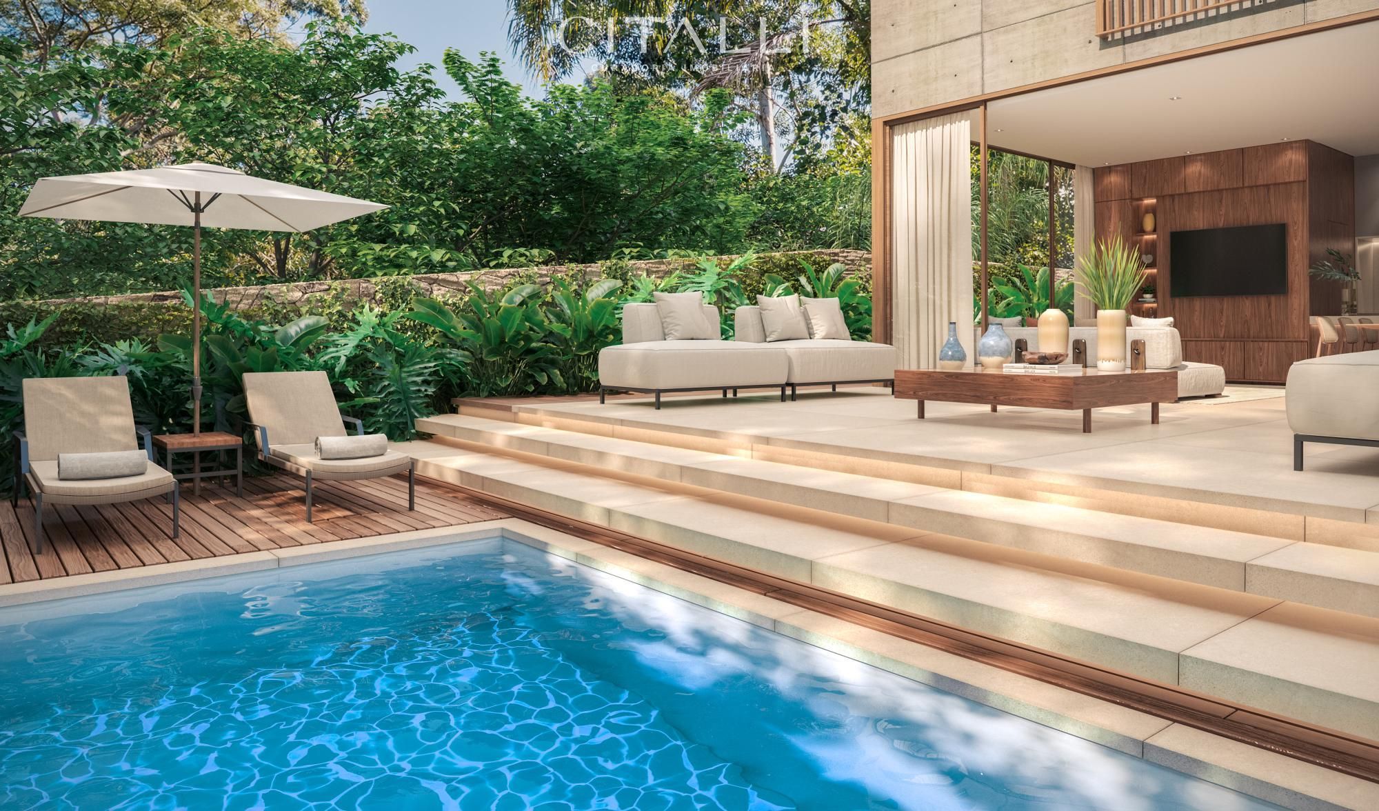 Casa suspensa no Terrazas do Porto na Praia do Estaleiro em Balneário Camboriú - Foto 1