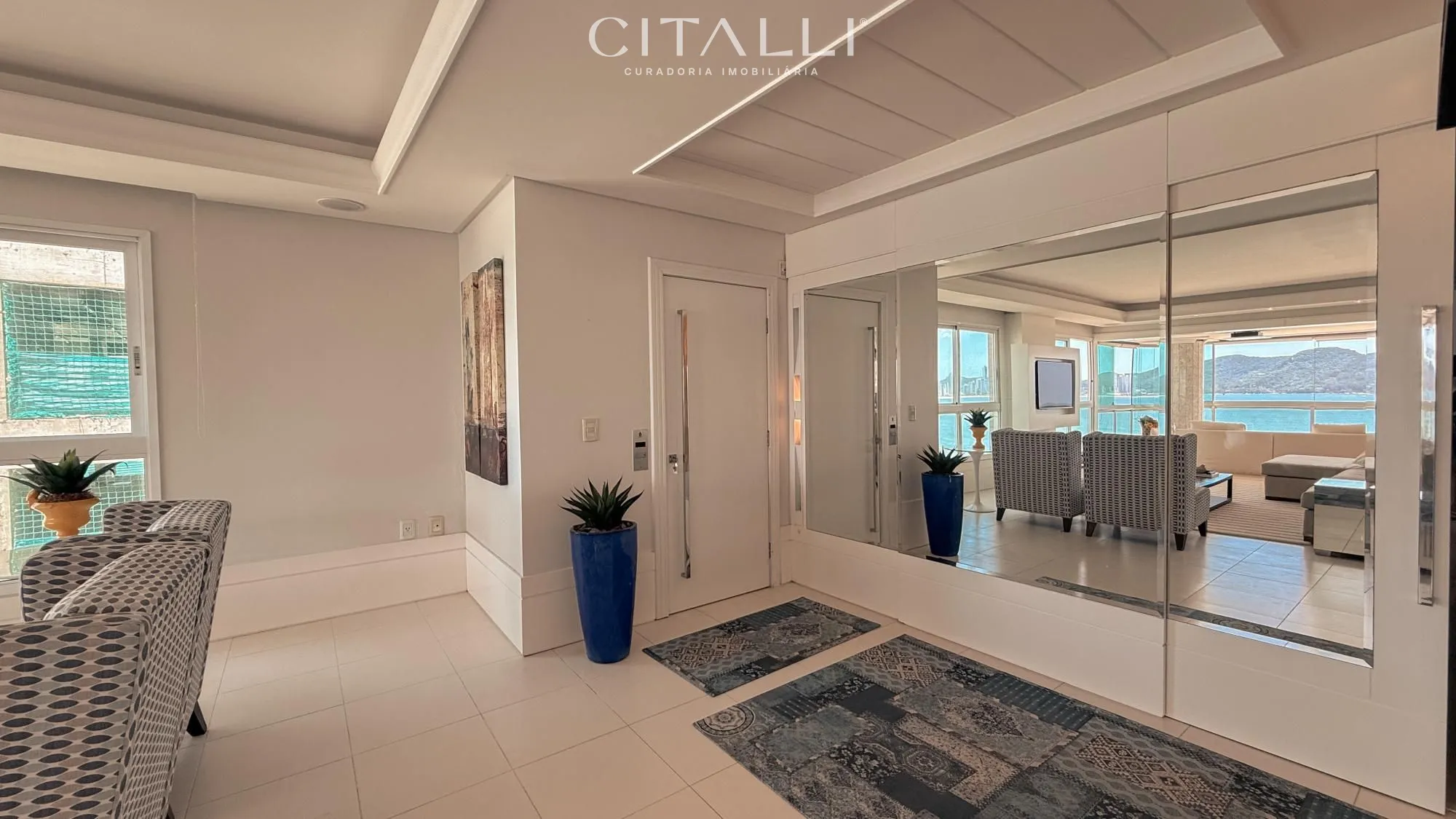 APARTAMENTO FRENTE MAR COM VISTA MAGNIFICA DE TODA A ORLA DE BALNEÁRIO CAMBORIÚ - Foto 5