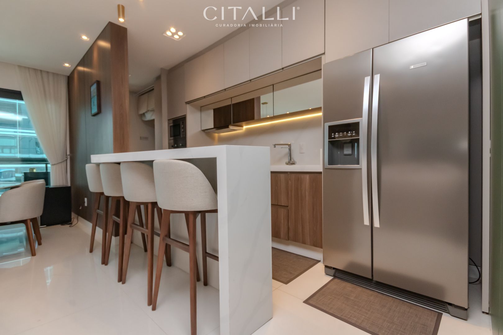 Apartamento no Edifício Privilège Brava na Praia Brava de Itajaí com 01 Suíte + 02 Demi-Suítes - Foto 4
