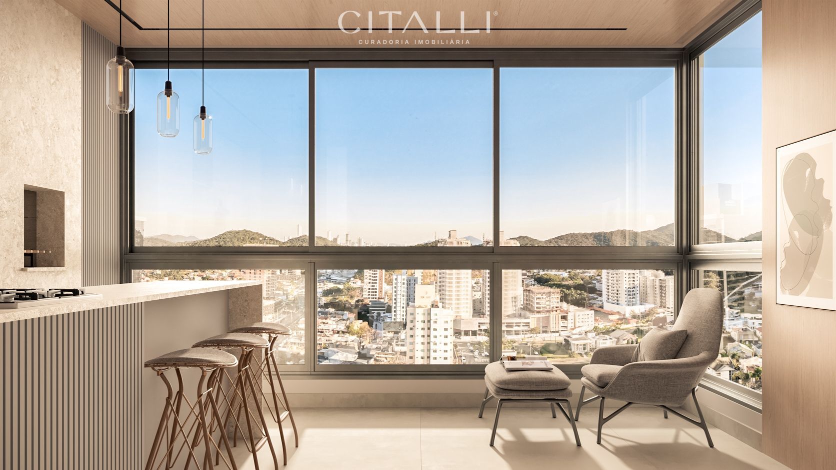 Apartamento no Edifício Residencial Positano na Praia Brava em Itajaí com 82,35 m² - Foto 2
