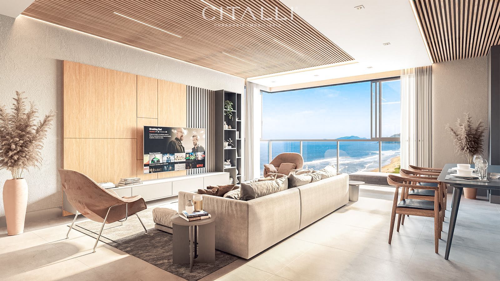 Apartamento no Edifício Sunrise na Praia Brava em Itajaí com 141 m² - Foto 1