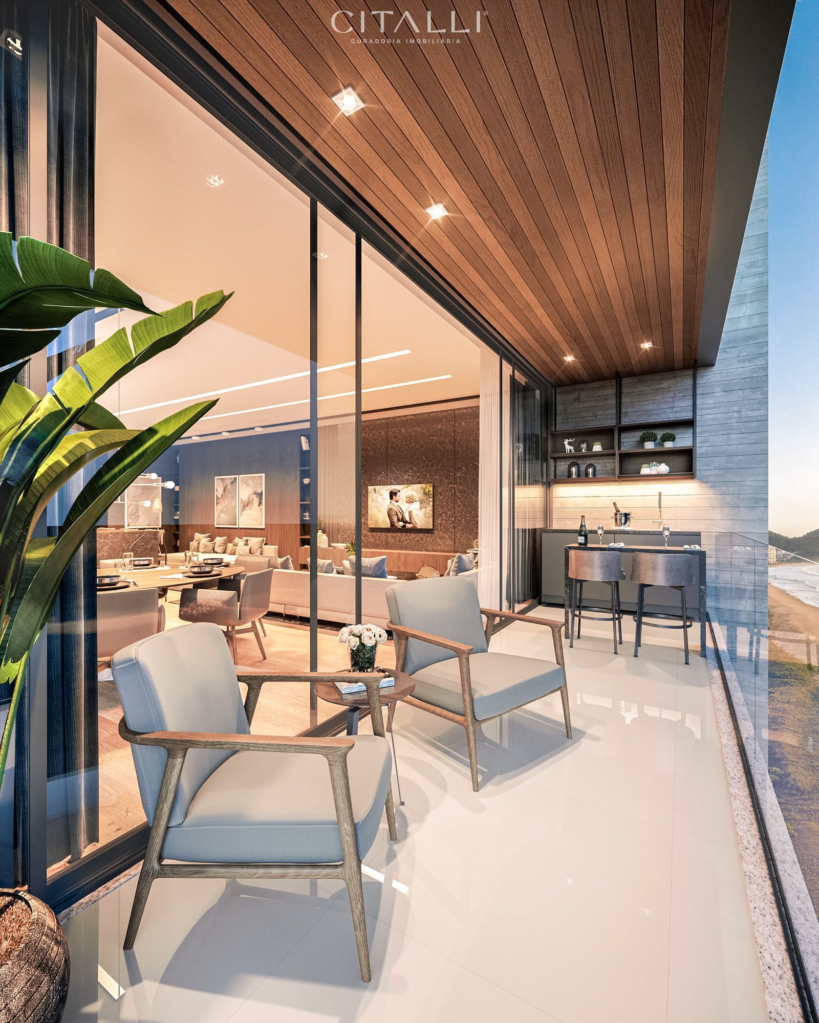 Apartamento no Edifício Bay House na Praia Brava em Itajaí com 226,07 m² - Foto 1