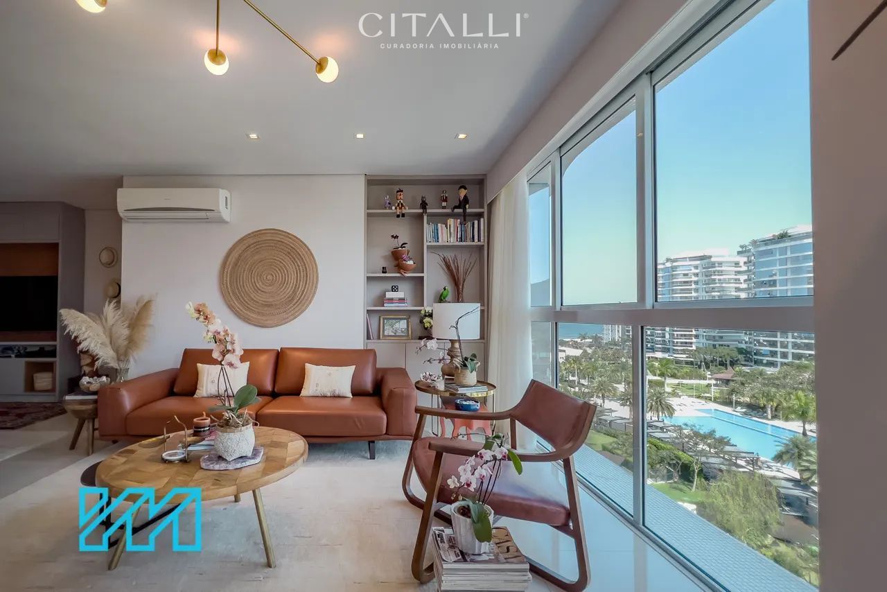 Apartamento mobiliado no Edifício Brava Home Resort na Praia Brava em Itajaí com 207 m² - Foto 2