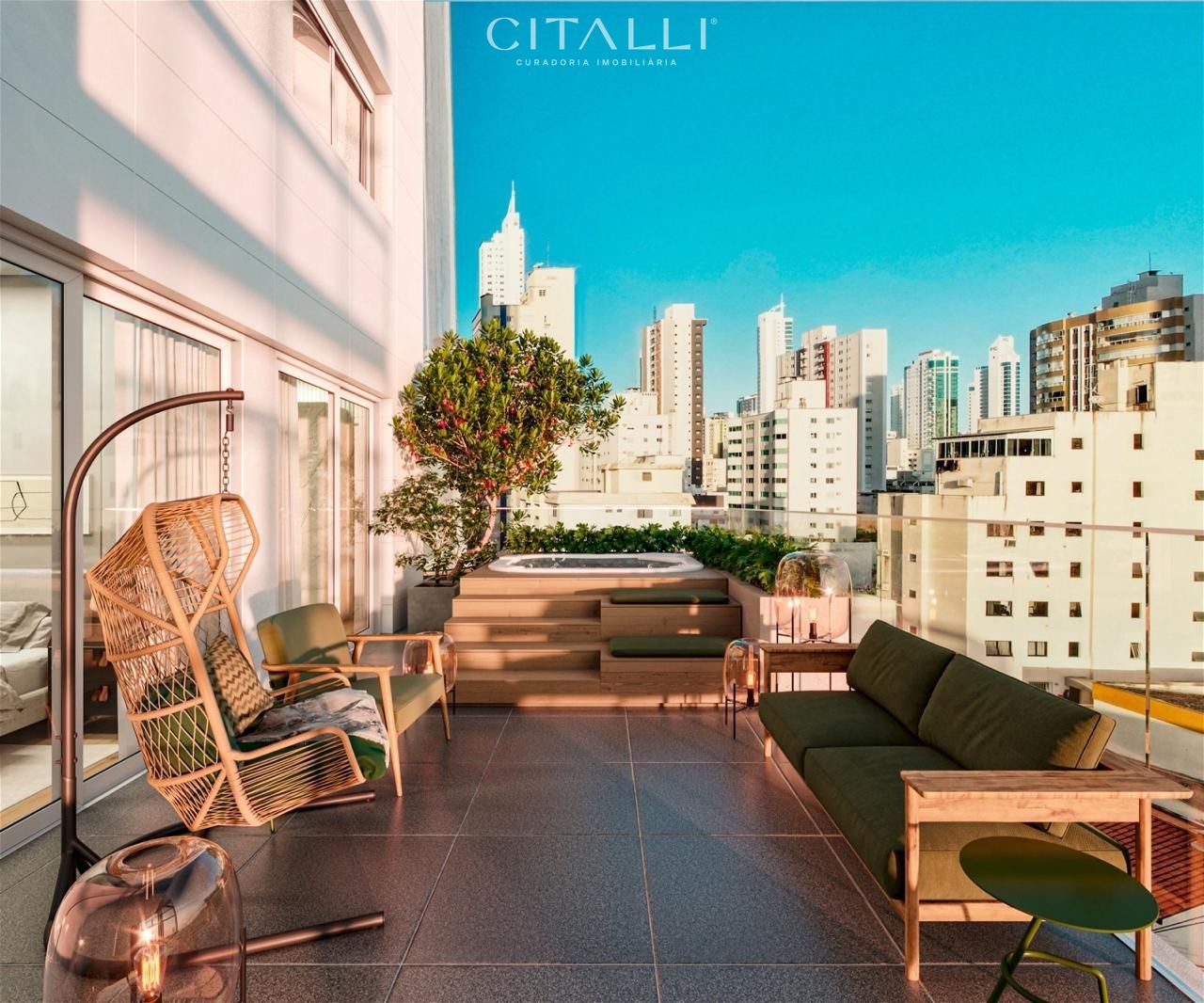 Cobertura Duplex no Edifício Diamond Crystal Tower em Balneário Camboriú