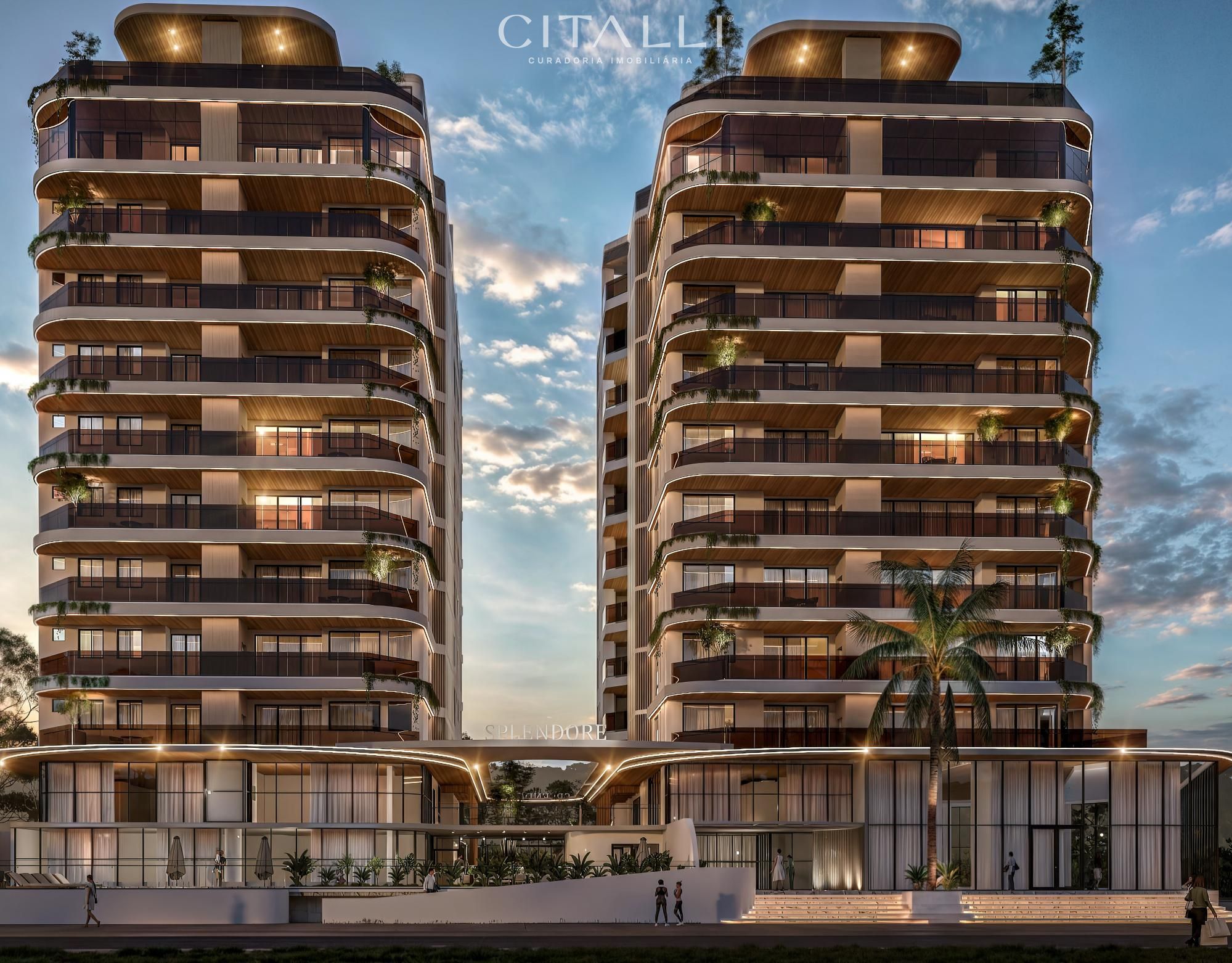 Apartamento no Splendore Residence na Praiva Brava em Itajaí com 04 Suítes