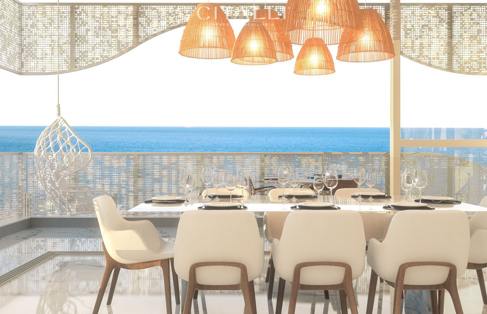 Apartamento no Edifício Brava Lux Residence na Praia Brava com 107,34 m² - Foto 4