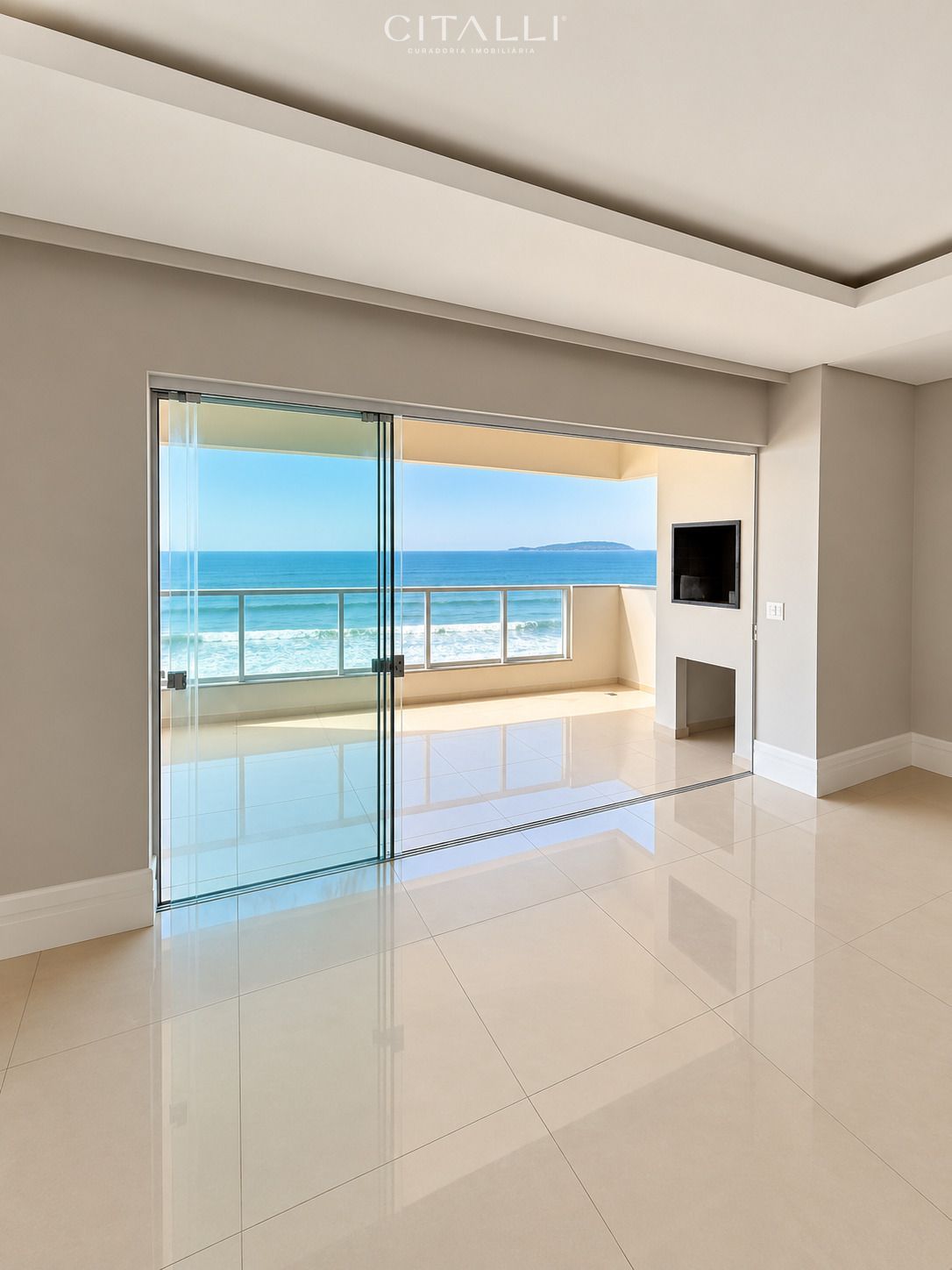 Apartamento Frente Mar no Edifício Chateau de Florence no Estreito de Itapema com 04 Suítes - Foto 2