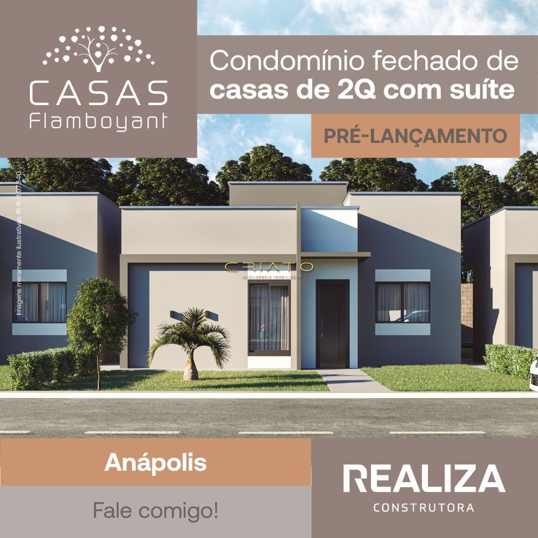 Casa de 2 quartos, 56m² no bairro Calixtolândia, em Anápolis | Eu Corretor