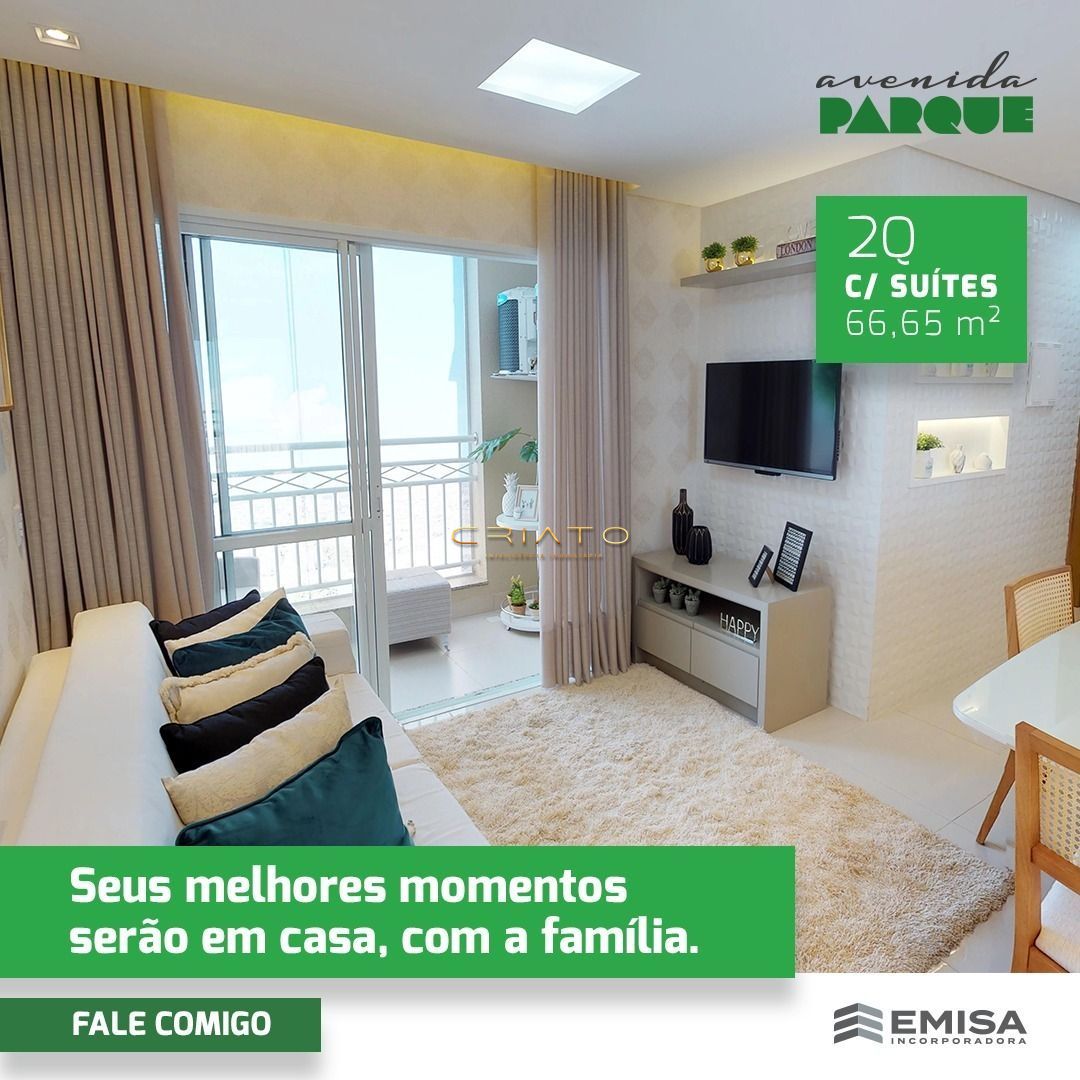 Apartamento de 2 quartos, 66m² no bairro Vila Santa Isabel, em Anápolis | Eu Corretor