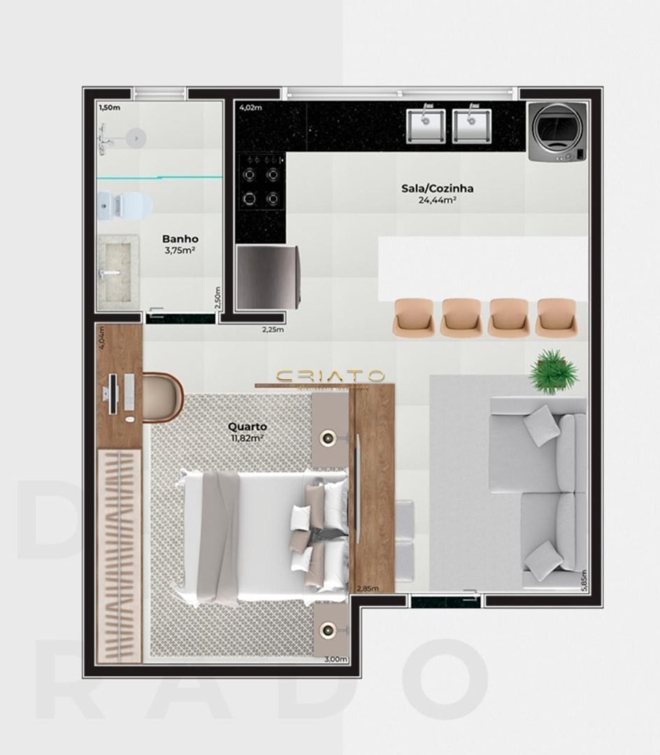 Sala Comercial de 37m² no bairro Jardim das Américas 2ª Etapa, em Anápolis | Eu Corretor