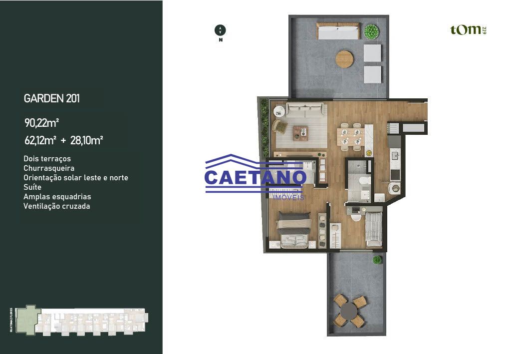 Apartamento, 2 quartos, 90 m² - Foto 23
