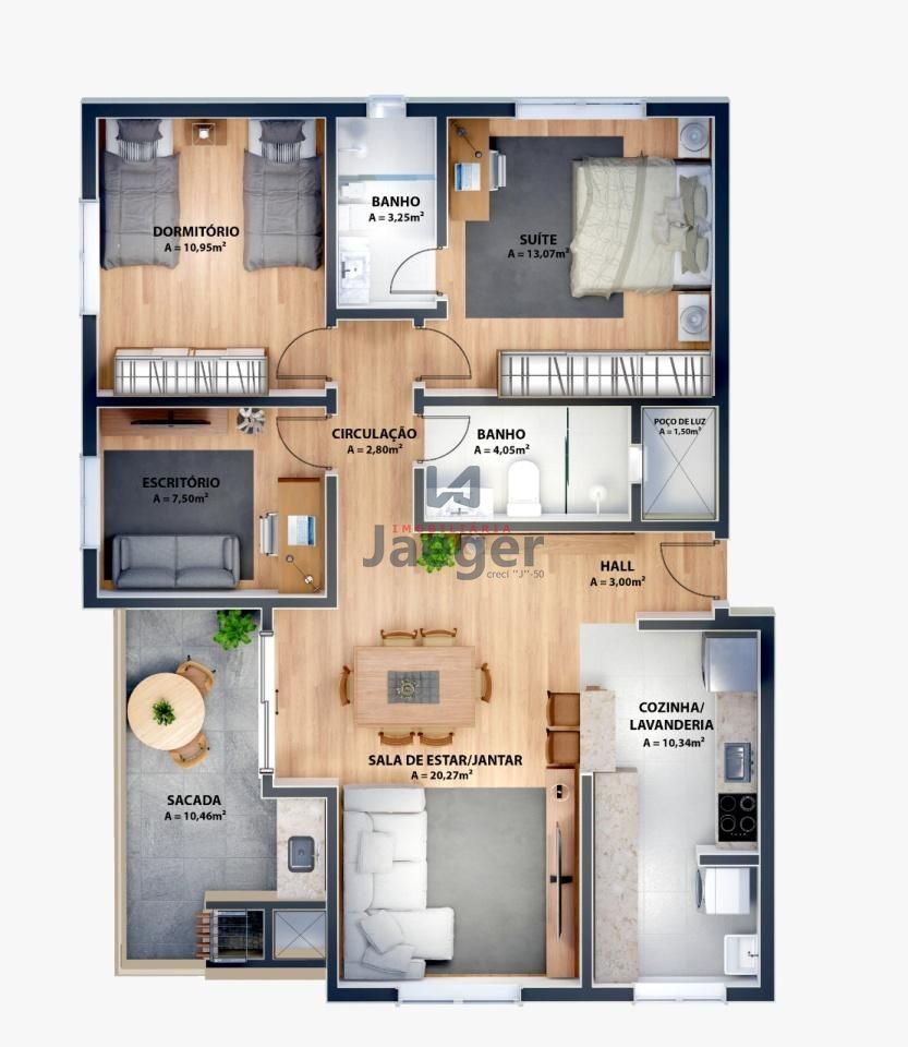 Apartamento à venda com 3 quartos, 100m² - Foto 17