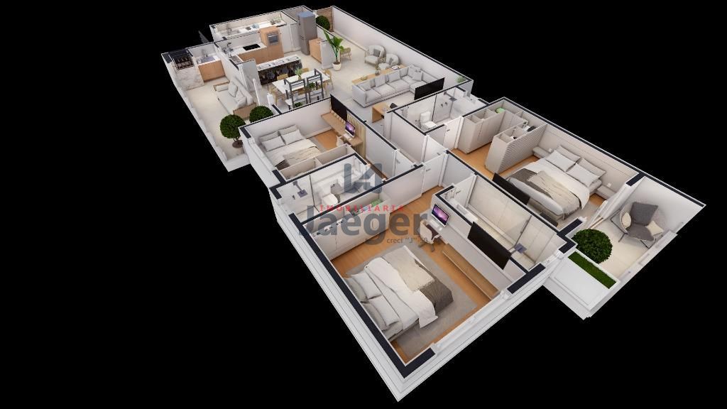 Apartamento à venda com 3 quartos, 166m² - Foto 1