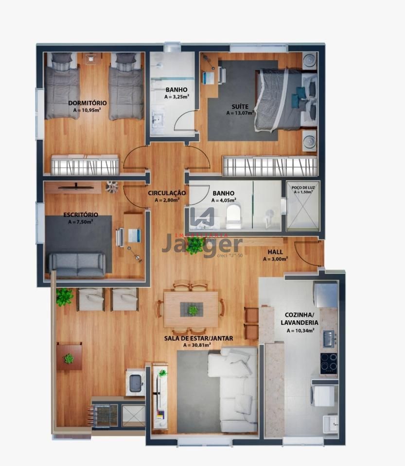 Apartamento à venda com 3 quartos, 100m² - Foto 19