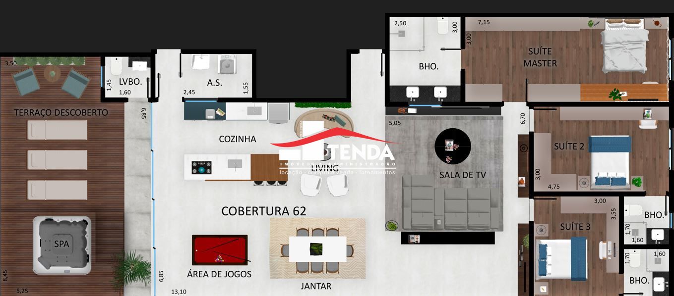 Apartamento de 3 quartos, 225m² no bairro Cidade Nova, em Franca | Eu Corretor
