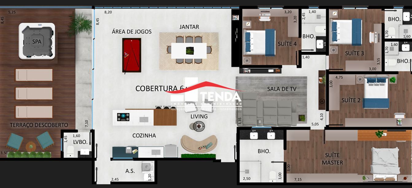 Apartamento de 3 quartos, 225m² no bairro Cidade Nova, em Franca | Eu Corretor