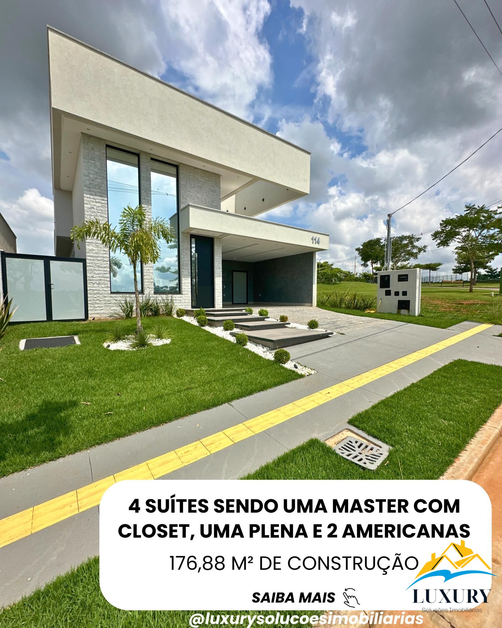 Casa de Condomínio à venda com 4 quartos, 176m² - Foto 1